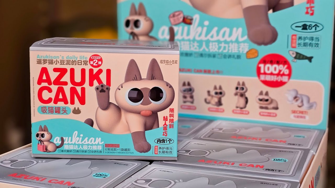 Azukisan's Daily Life: Azuki Can series blindbox CASE!