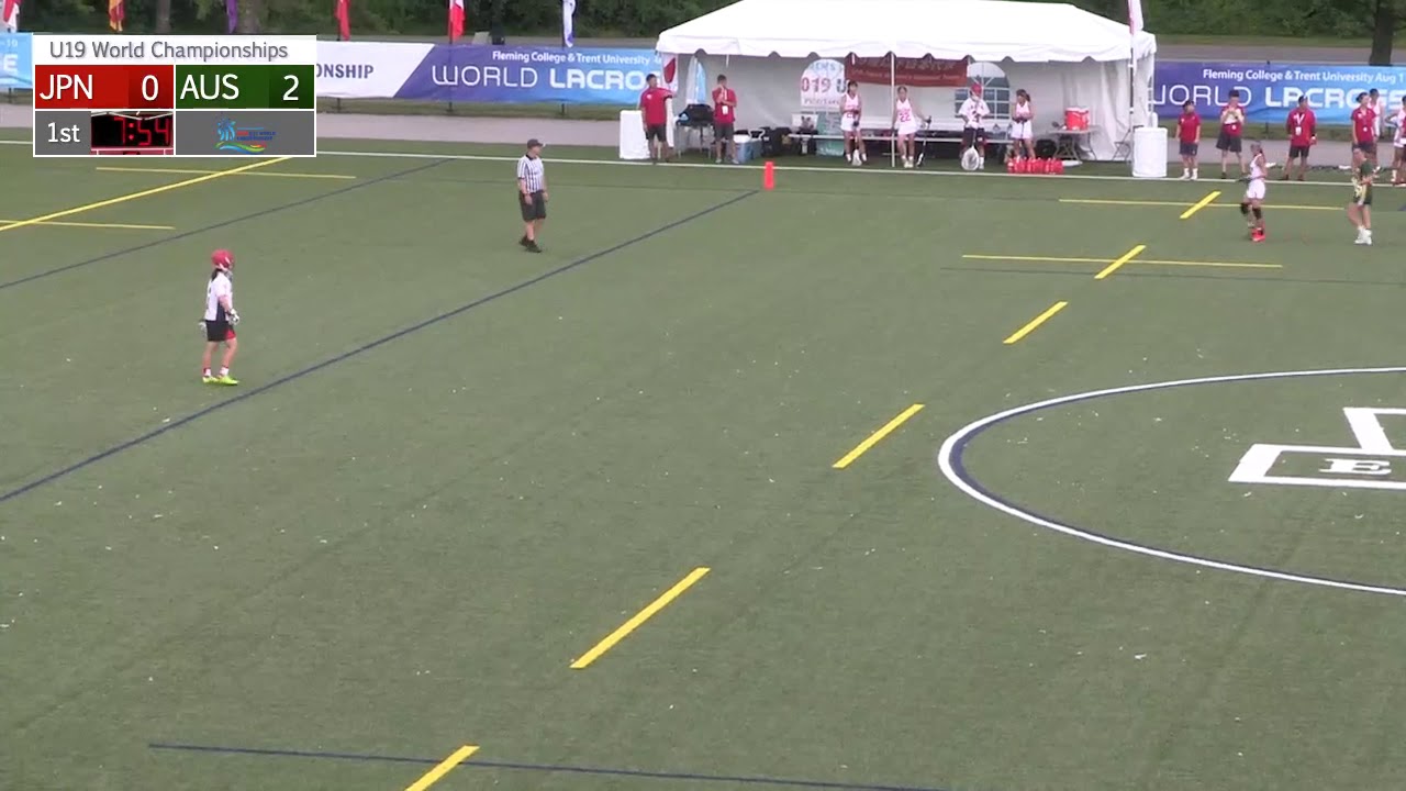 Australia vs Japan Quarterfinal  U19 Women's Lacrosse World Championship