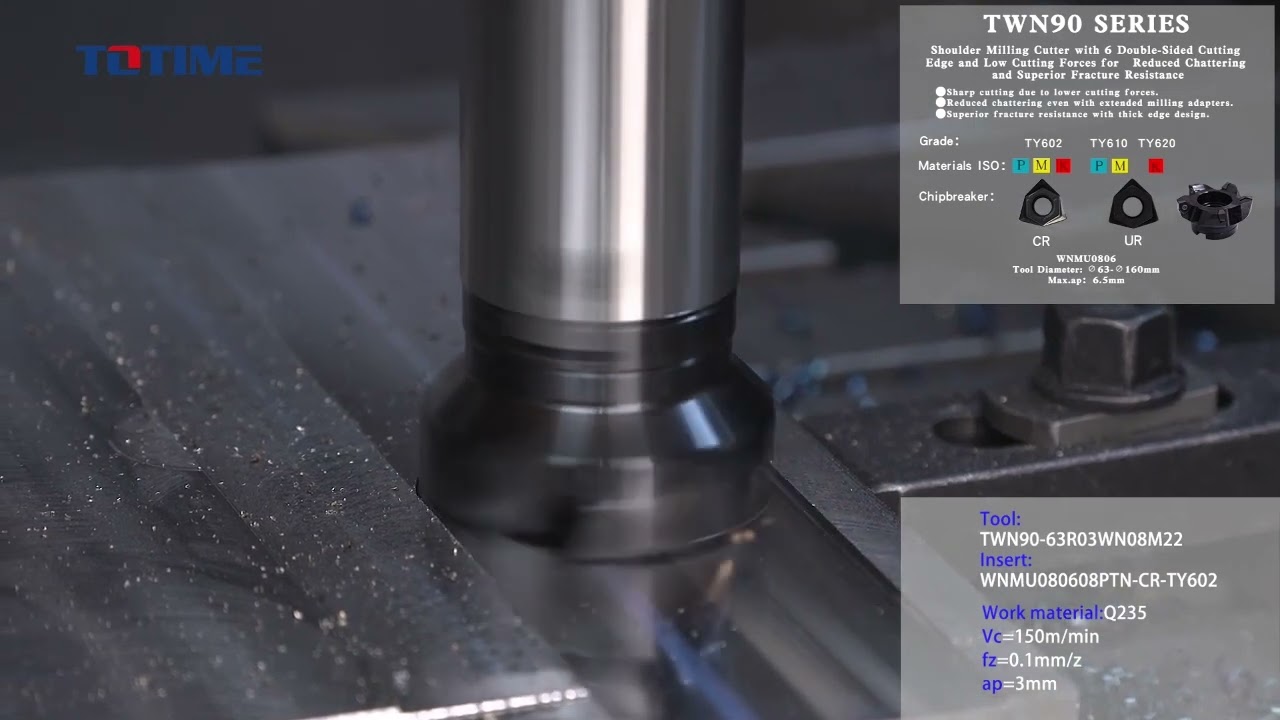 TOTIME TWN90 Series with WNMU insert
