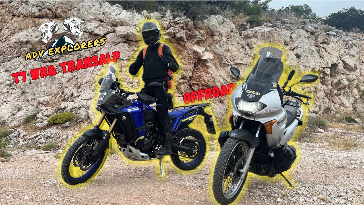 Tenere WR και  Transalp χωμα κοντα στην Αθηνα!