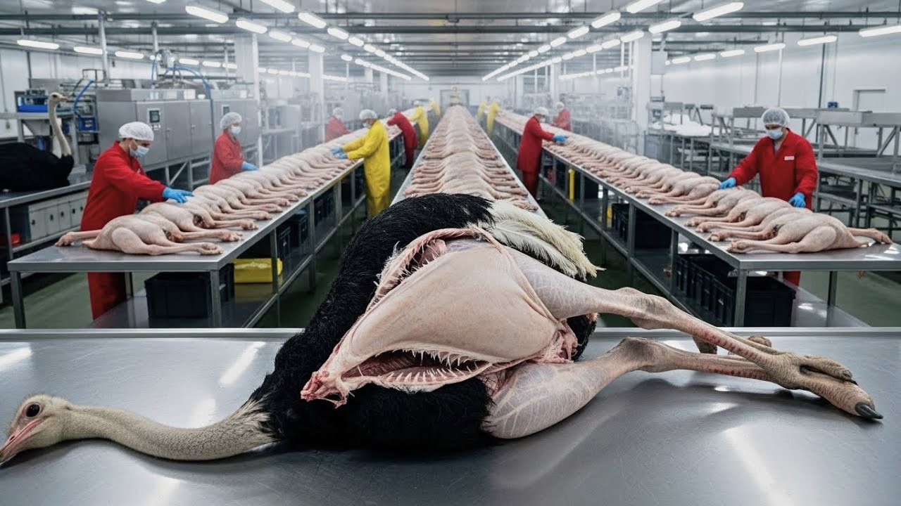 Inside the Ostrich Leather Factory –How Exotic Skin Becomes $30,000 Designer Handbags (Full Process)