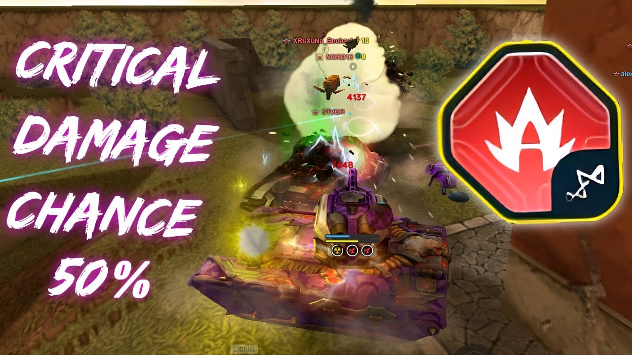 Tanki Online - Critical Damage After Every Shot By Lock