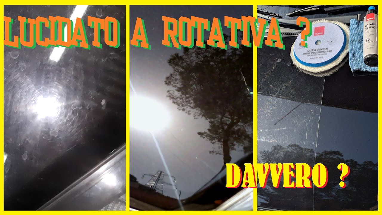 come lucidare con la rotativa | tutorial