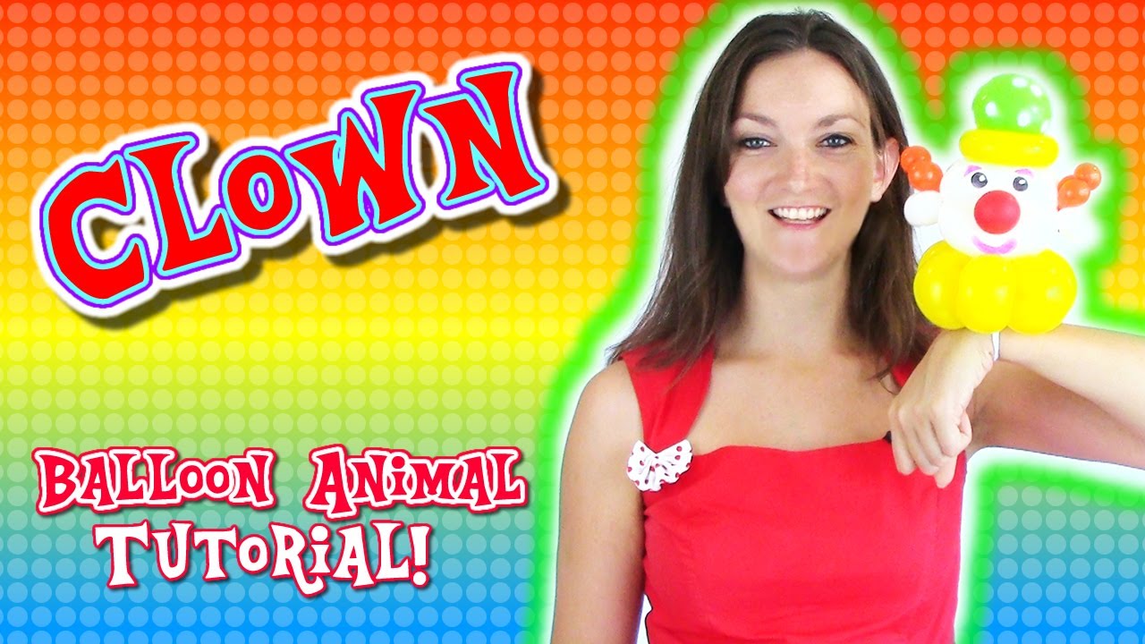 CLOWN Balloon Animal Tutorial - Learn Balloon Animals with Holly!