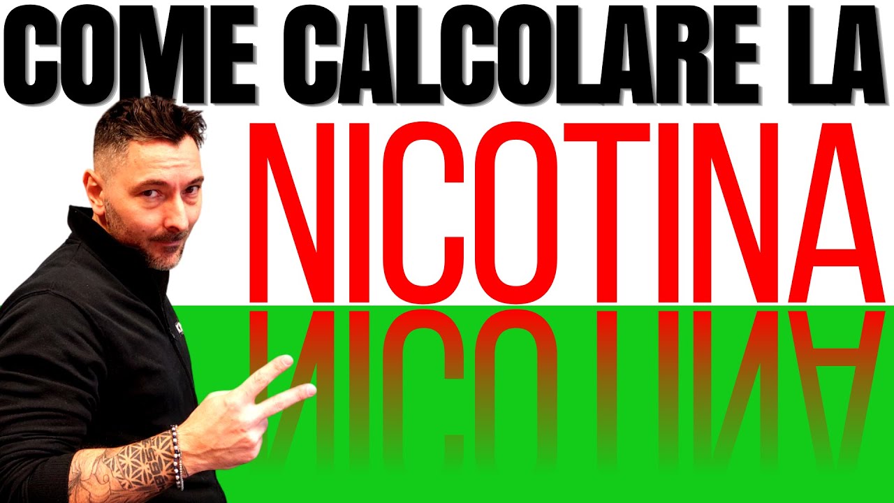 Come calcolare la quantit&agrave; di nicotina nelle Sigarette Elettroniche?