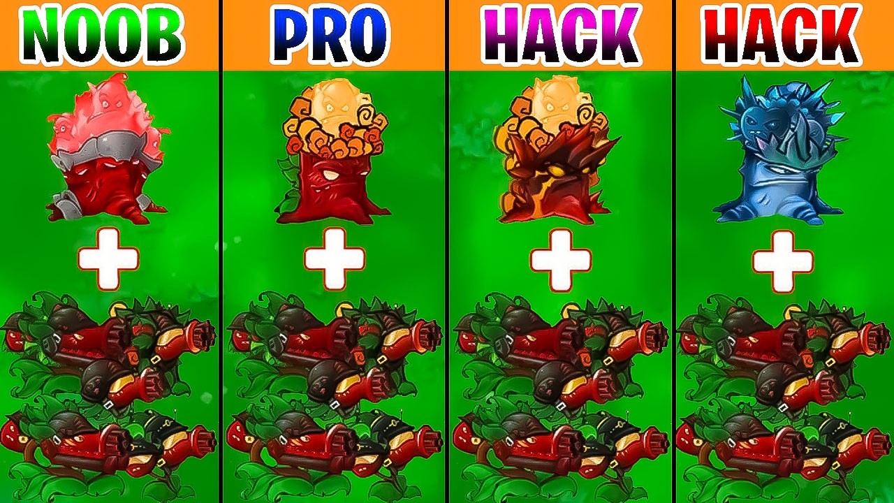 PVZ 1 Fusion 3.4 Challenge!! Team Cherry + Torchwood  VS Obsidian Gargantuar - Who Will Win?