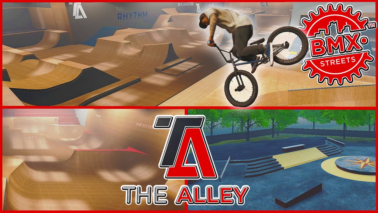 Riding Europe’s Largest Skatepark Replica | The Alley | BMX Streets