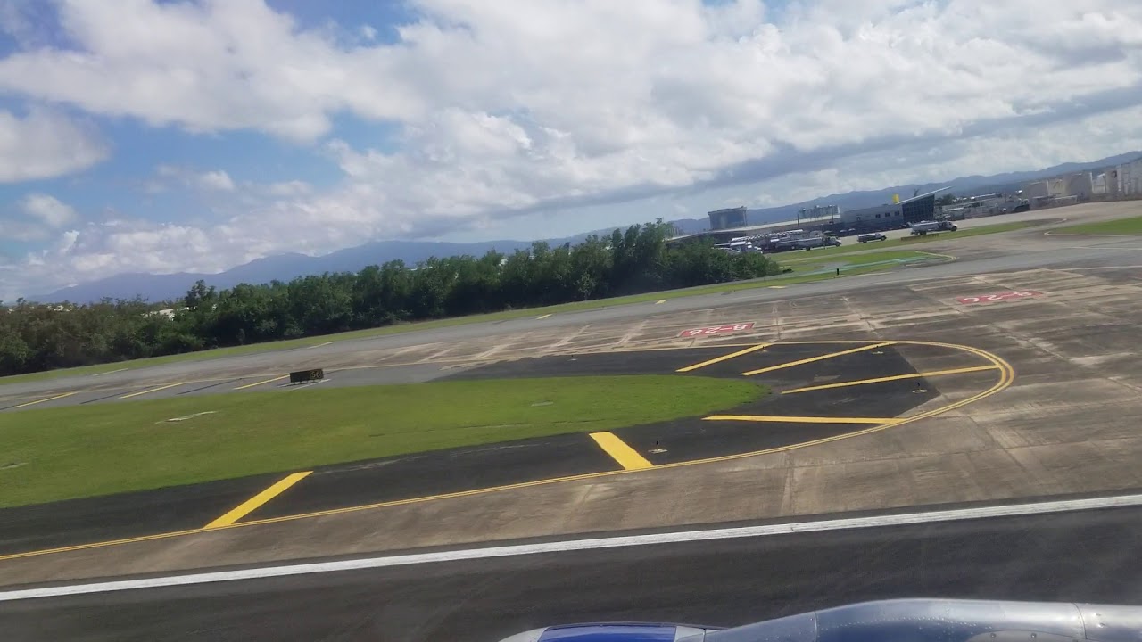 JetBlue A320-200 Clear Day Takeoff at San Juan