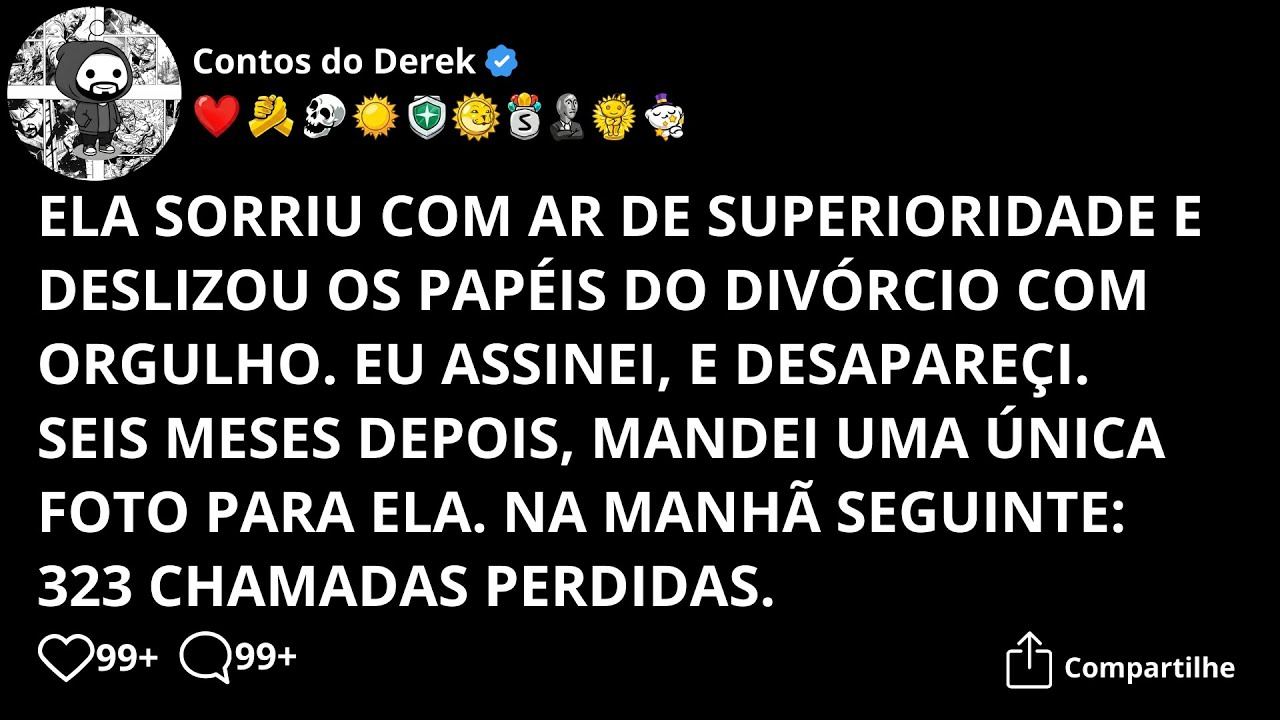 Ela Sorriu Com Superioridade, Empurrou Os Papéis Do Divórcio. Eu Assinei e Desapareci.