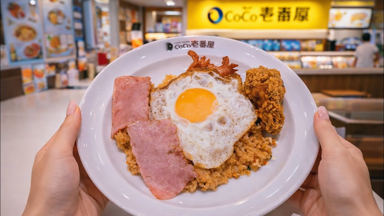 $5.04 Budget Fusion! Thai-Japanese Style American Fried Rice | Coco Ichibanya