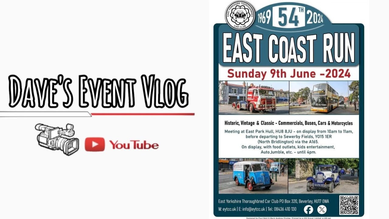 East Coast Run vehicle show Sewerby clif top 9 June 2024