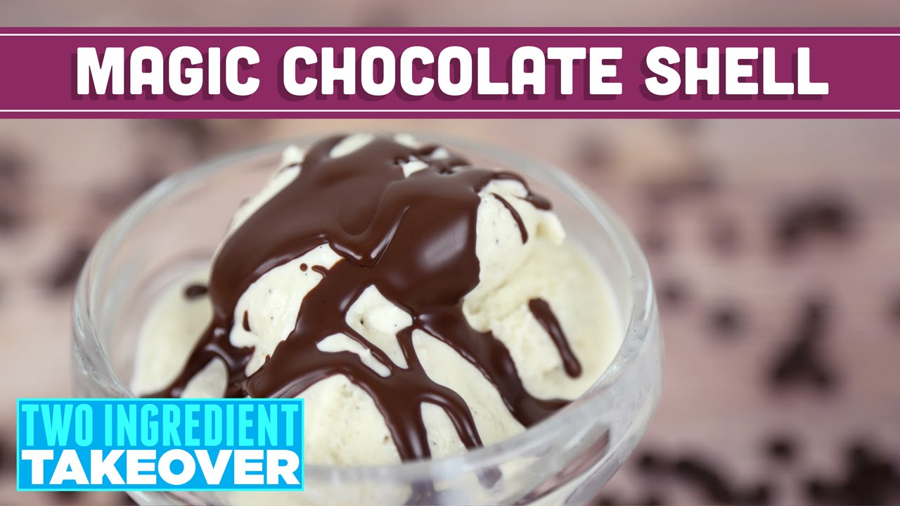Magic Vegan Chocolate Shell | Two Ingredient Takeover - Mind Over Munch