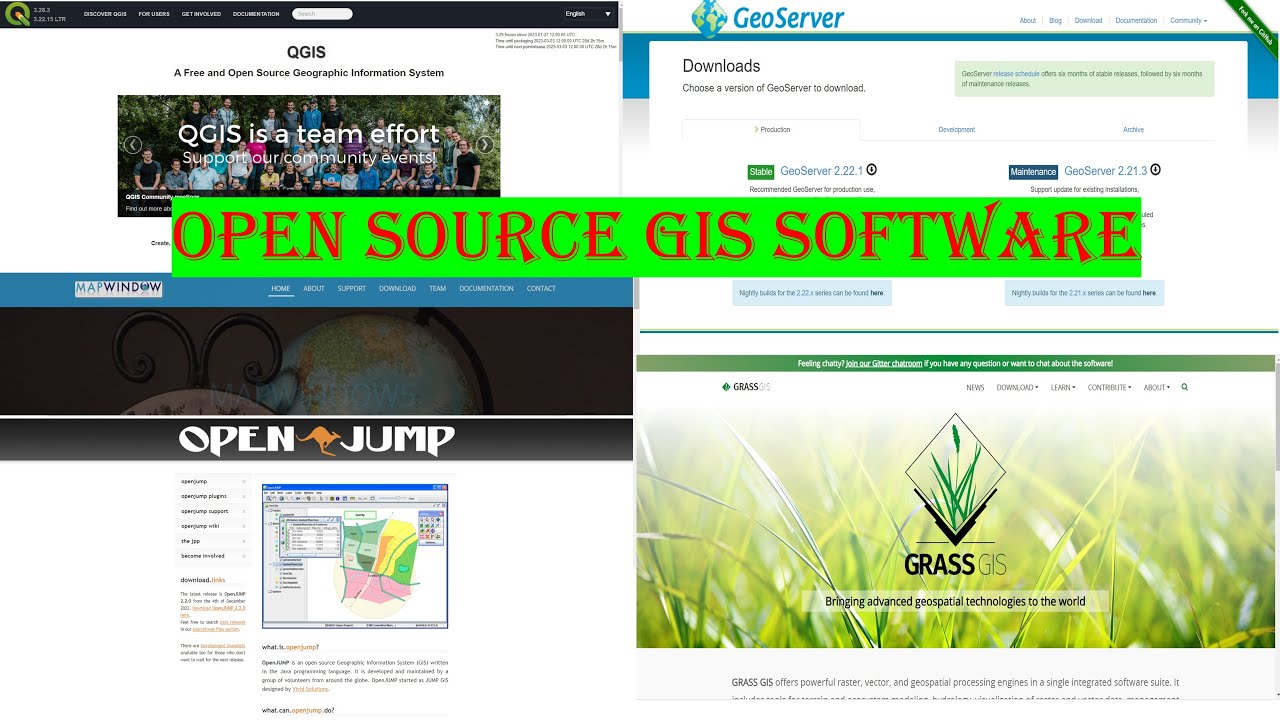 RS & GIS QA40 Open source #GIS software