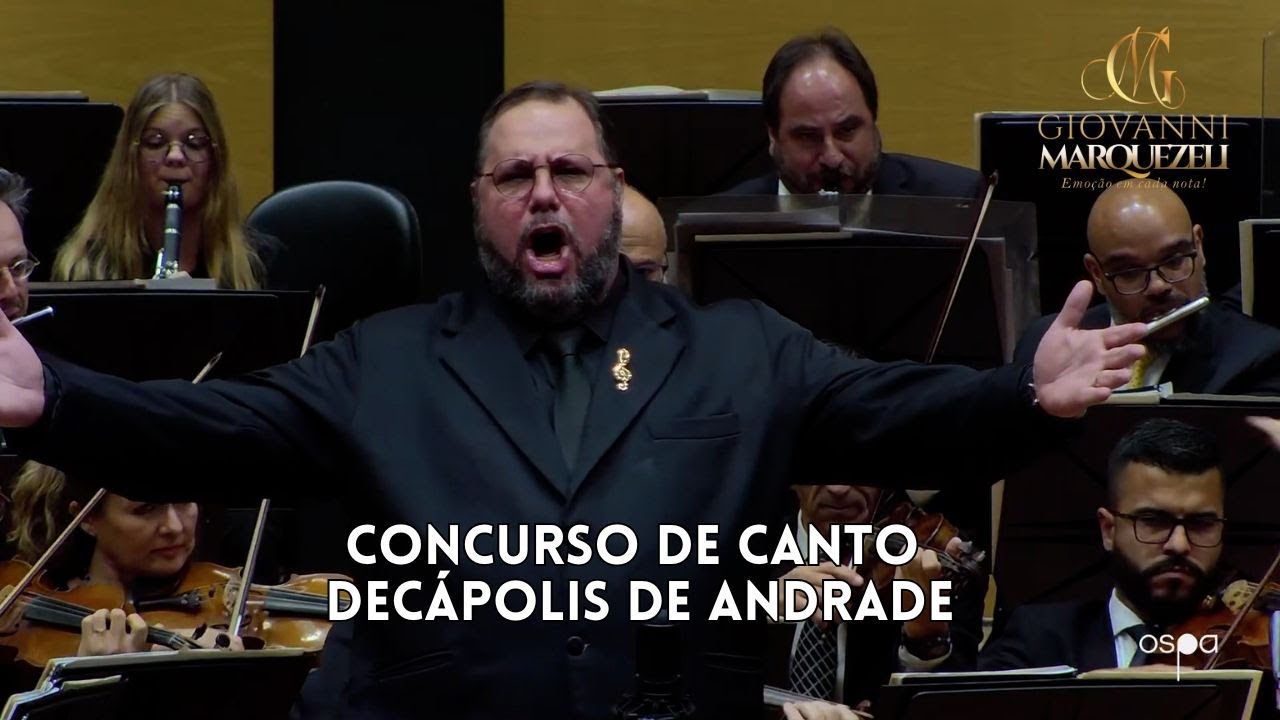 Giovanni Marquezeli - Vencedor do 1&ordm; Concurso Dec&aacute;polis de Andrade para tenores 2023