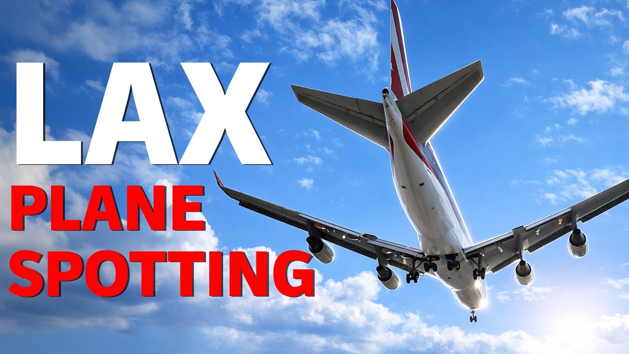 Heavy Aircraft Landings at LAX – Boeing 747, 777, 787, Airbus A350 | Plane Spotting Los Angeles