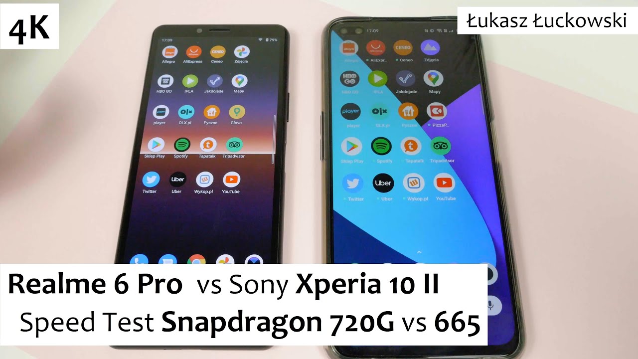Realme 6 Pro  vs Sony Xperia 10 II ❗❗❗ | Speed Test | Snapdragon 720G vs Snapdragon 665