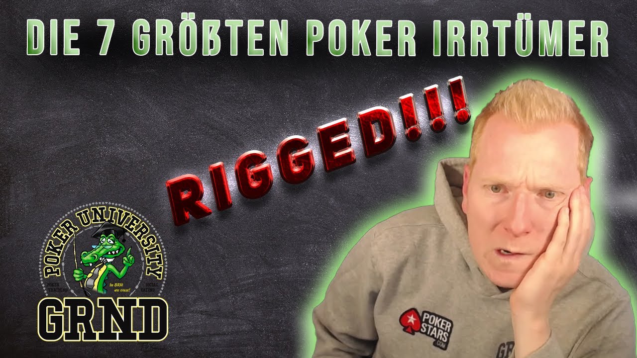 Die 7 Größten Poker Irrtümer 🤯 GRND University Poker Training