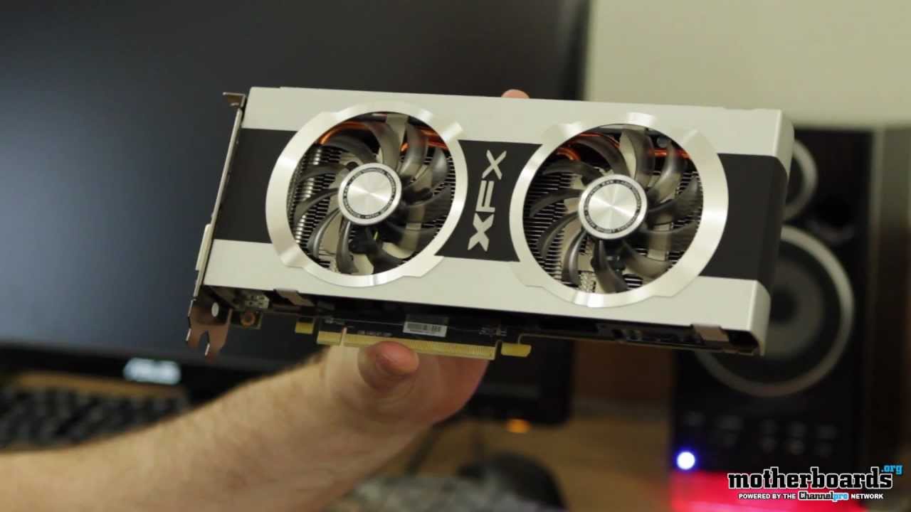 XFX R7870 Black Edition Overclocked Double Dissipation 2GB Video Card Unboxing
