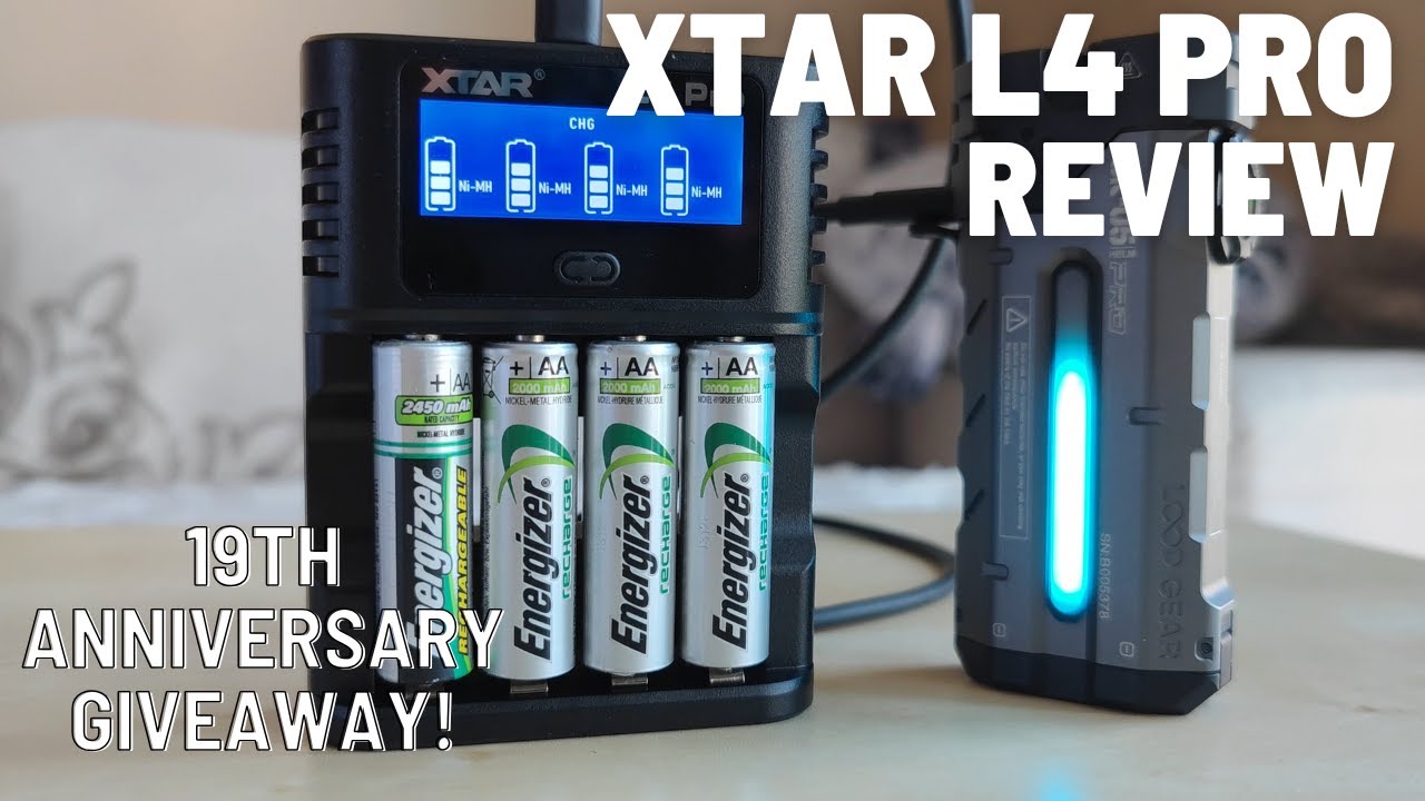 XTAR L4 Pro Charger Review - Refresh Mode for Ni-MH and Li-ion 1.5V Batteries