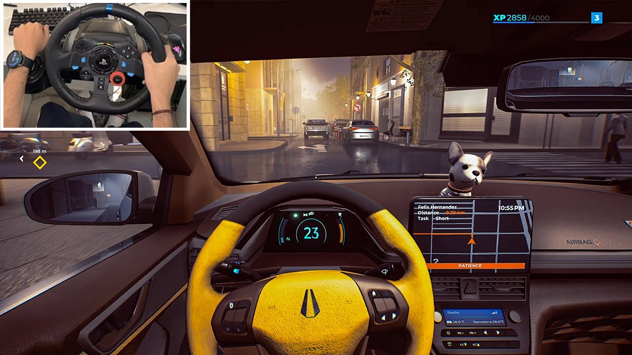 Day 1 - Night Duty | Taxi Life: A City Driving Simulator Gameplay | Logitech G29
