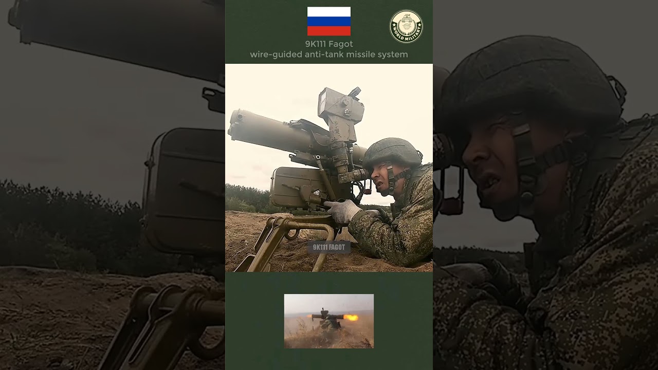 9K111 Fagot -  wire-guided anti-tank missile system #defence #military