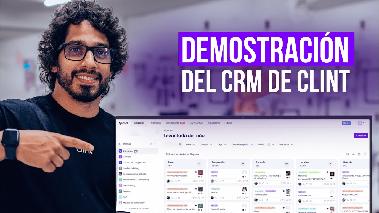 &iquest;QU&Eacute; ES un CRM y PARA QU&Eacute; SIRVE? Mira la DEMOSTRACI&Oacute;N del CRM de Clint