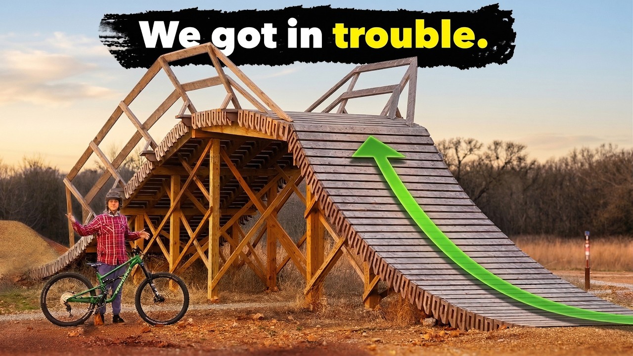 Building the Largest Bike Jump of My Life!