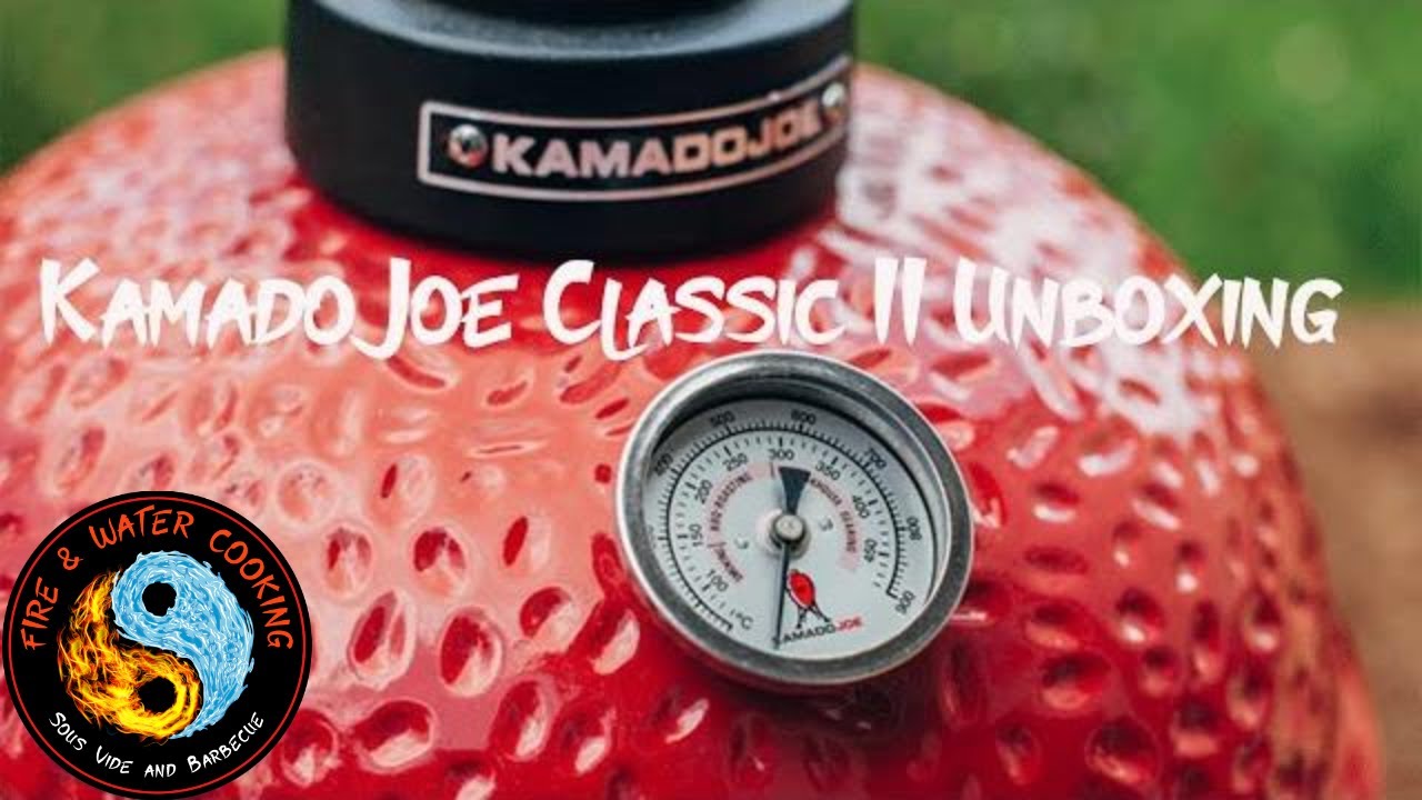Kamado Joe Classic 2 Ceramic Charcoal Grill UnBoxing and Set Up