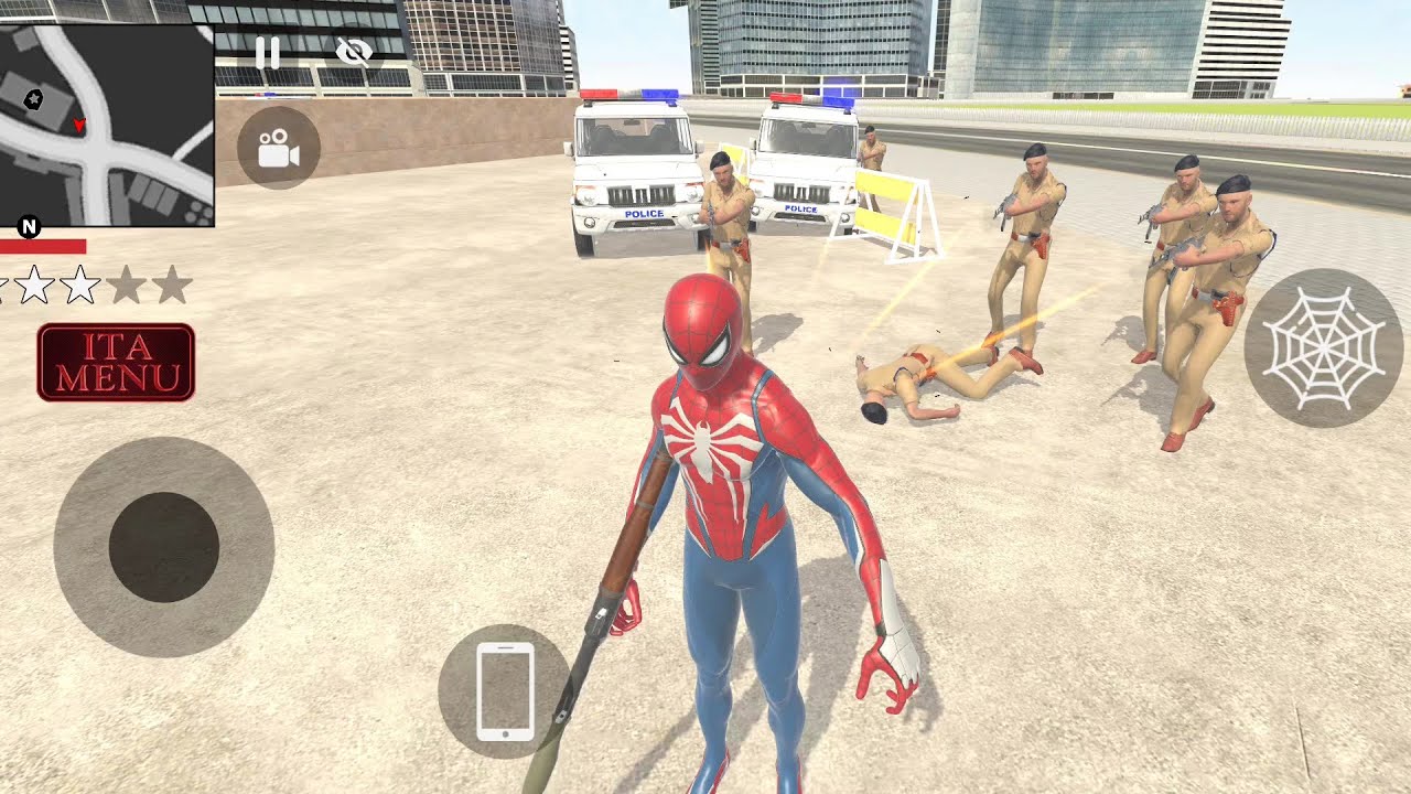 Spider man 🕸️ vs police 🚨 part dx 3 