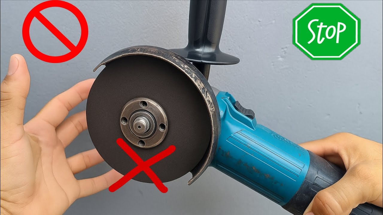 Você precisa saber disso! Nunca cometa erros ao usar uma esmerilhadeira elétrica