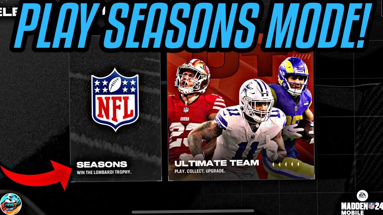 HOW TO PLAY SEASONS MODE IN MADDEN MOBILE 26! Madden Mobile 26
