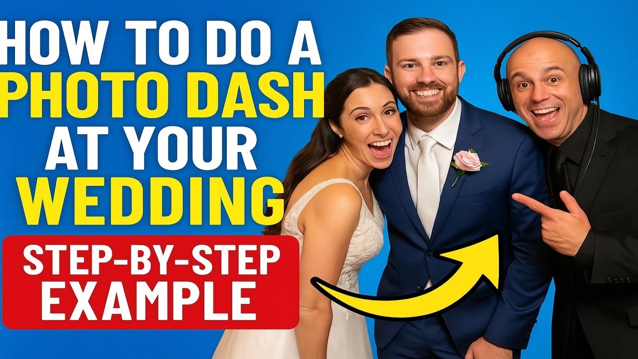 How to Do a Photo Dash at Your Wedding (Step-by-Step Example)