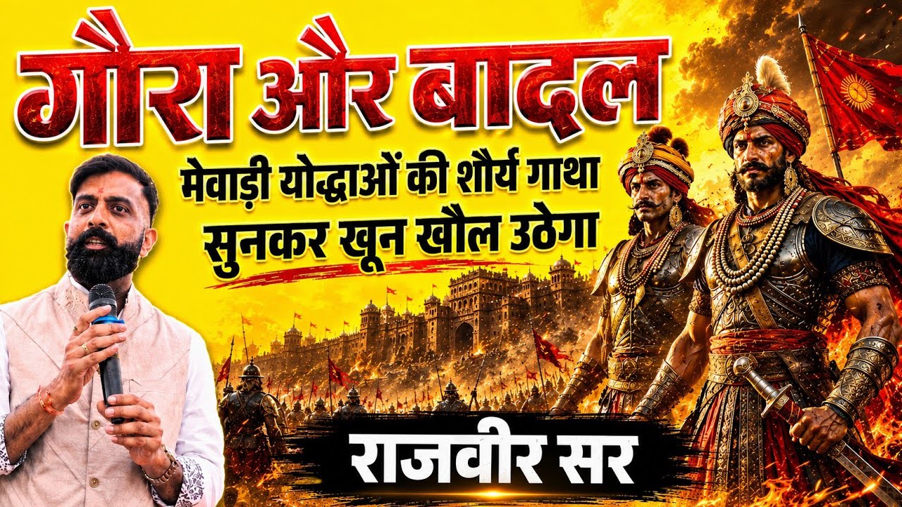 मेवाड़ के वीर योद्धा गौरा और बादल जिनका इतिहास सुनकर खुश खौल उठेगा | राजवीर सर | #rajveer_sir #mewad