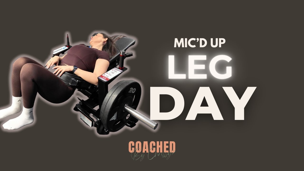 Mic'd up leg day!