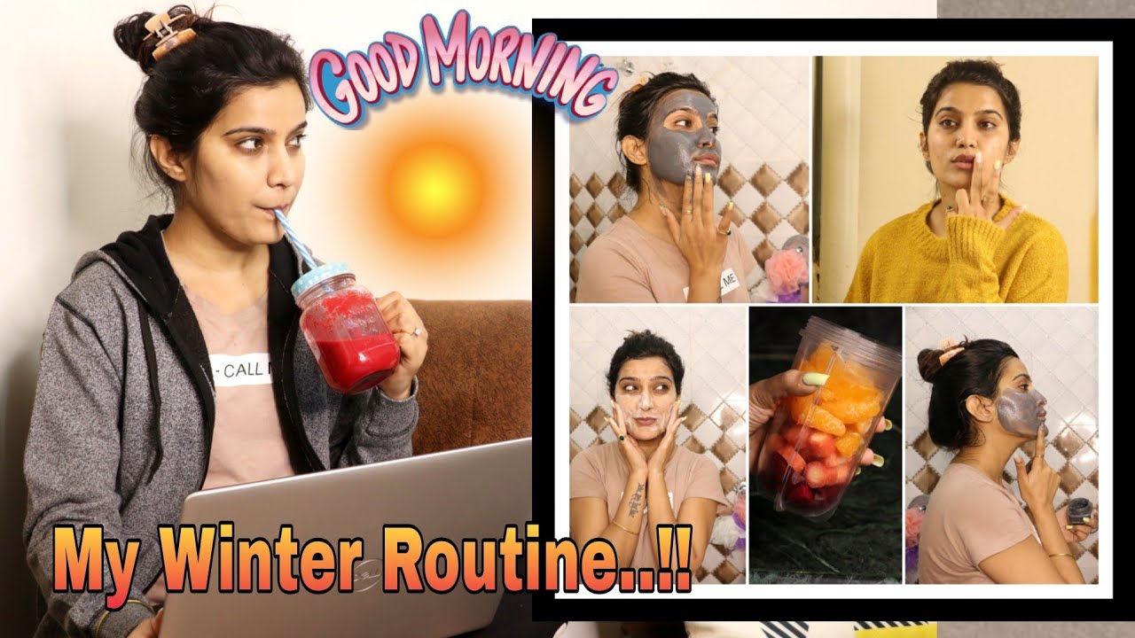 WINTER Morning Routine - My Secret Drink For Clear skin | Super Style Tips