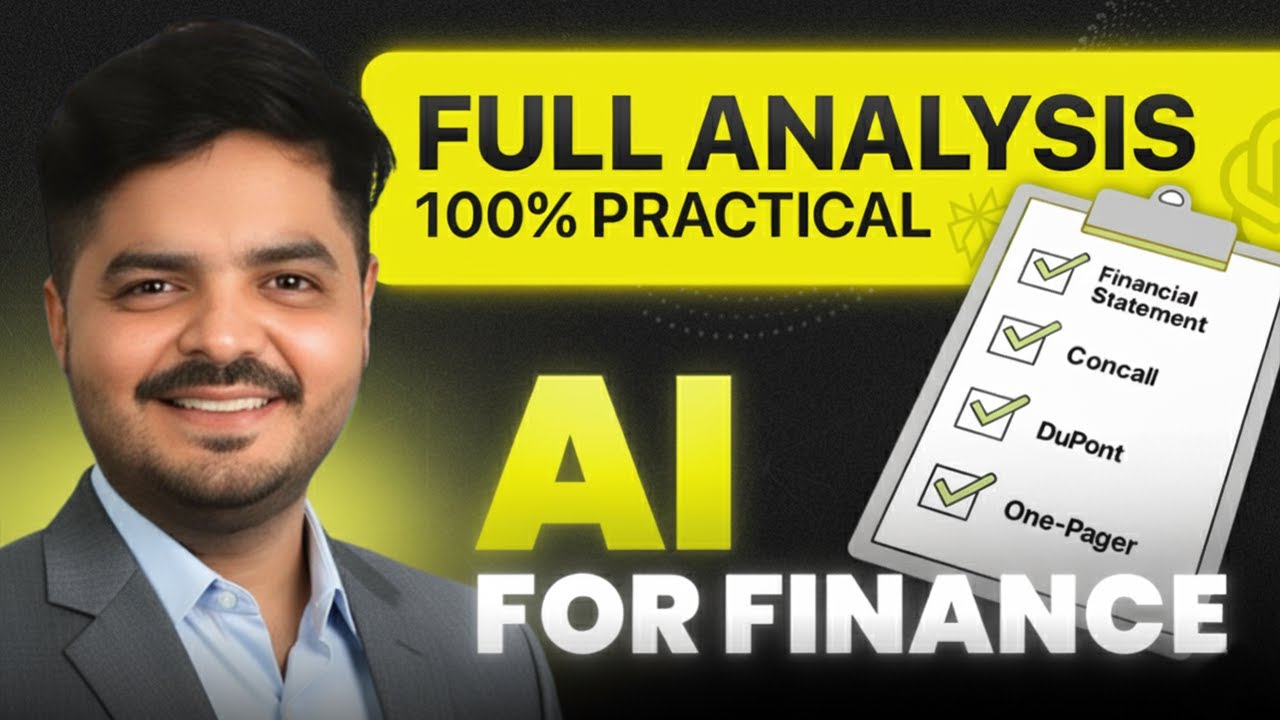 Learn to Analyse ANY Company with AI | FREE Step by Step MASTERCLASS in Hindi | The Valuation School