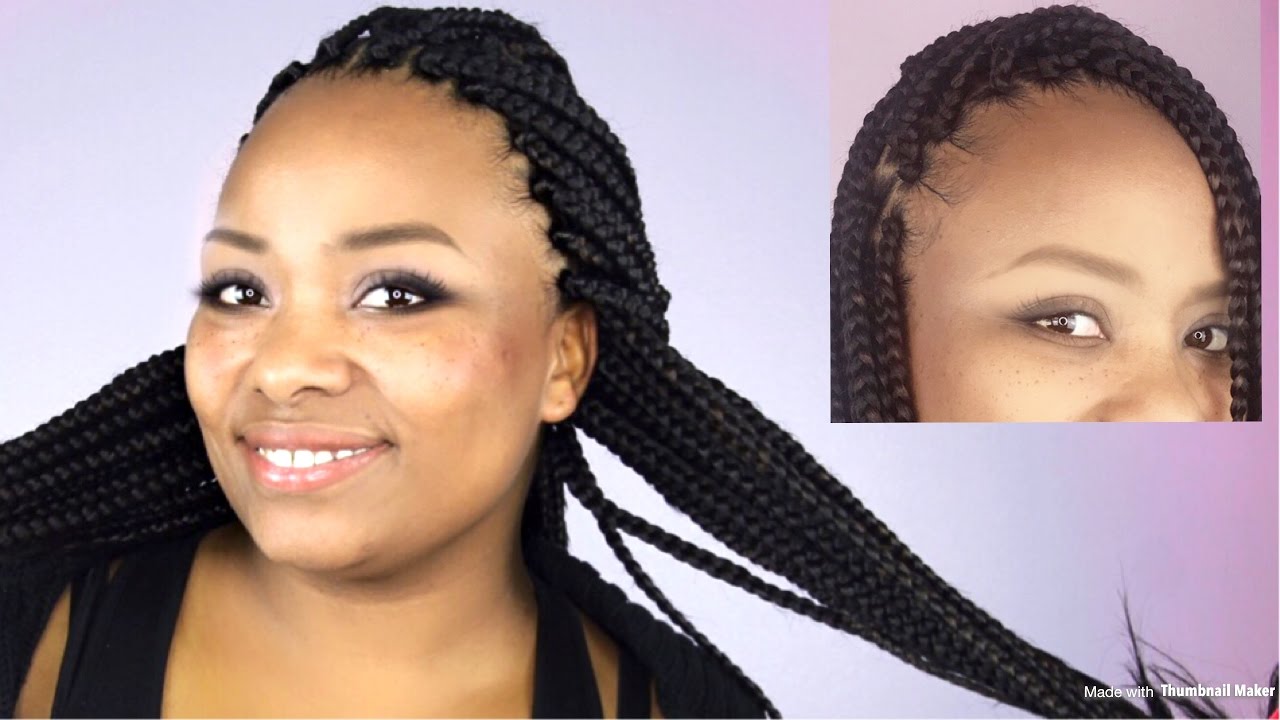 Box Braids Tutorial - How To - Step By Step