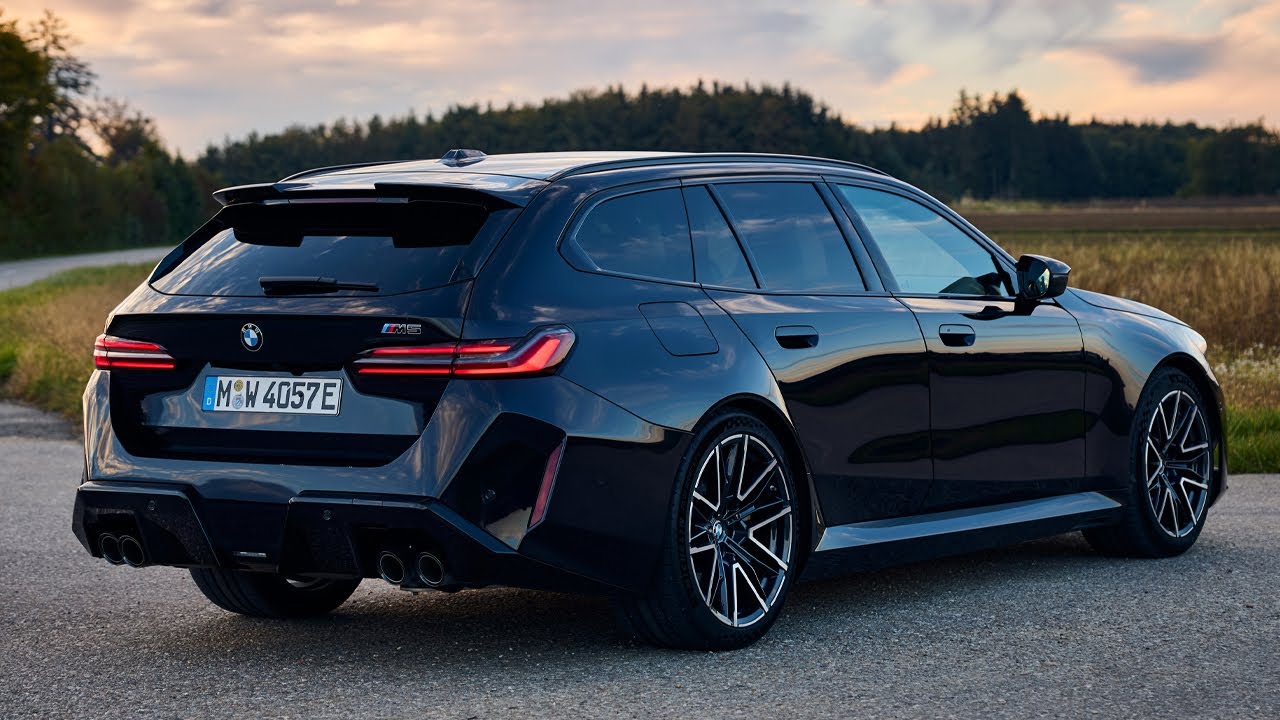 All-New 2025 BMW M5 Touring Carbon Black -  Driving, Exterior, Interior