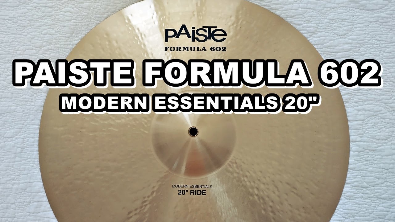 PAISTE FORMULA 602 Modern Essentials 20