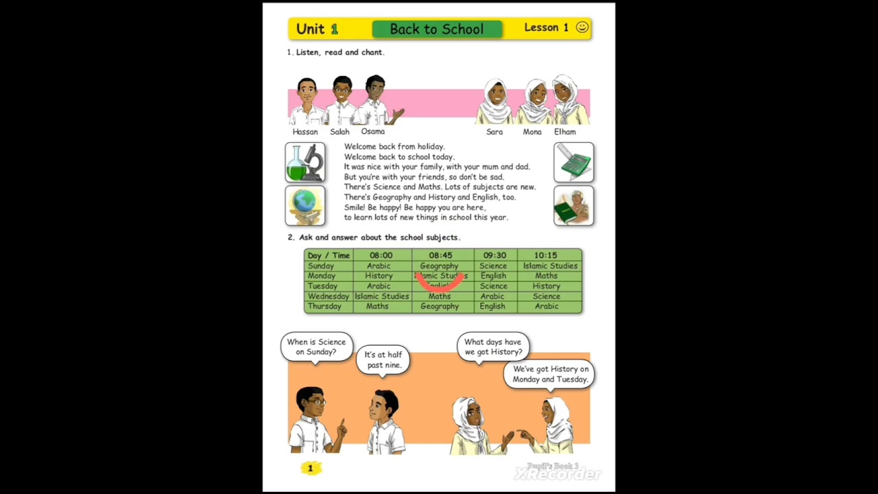 🎓 شرح Lesson 1 - Unit 1 | الصف الخامس | منهج SMILE السودان 🇸🇩