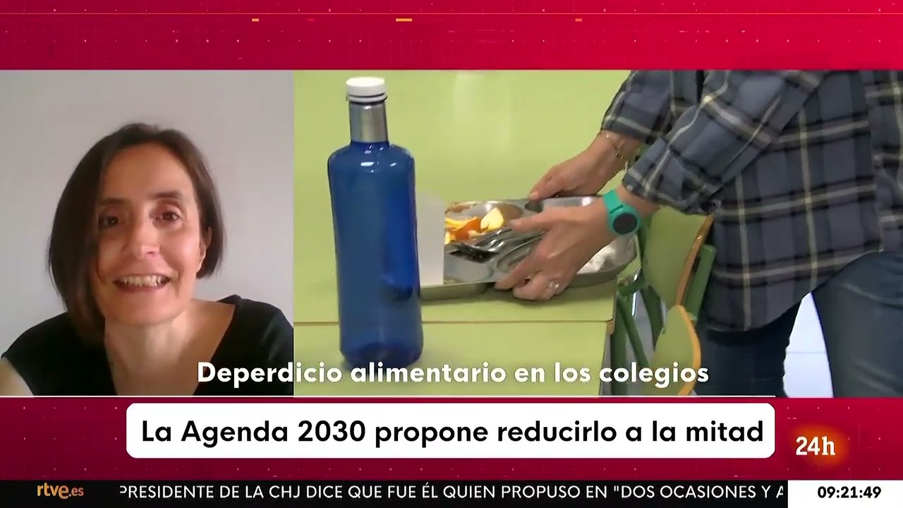 Medición del desperdicio en Colegios_ Entrevista en 24Horas de RTVE