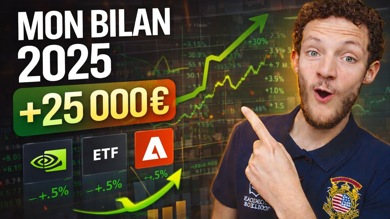 Mon BILAN Bourse 2025 : Patrimoine, Perf (+25 000&euro;) !