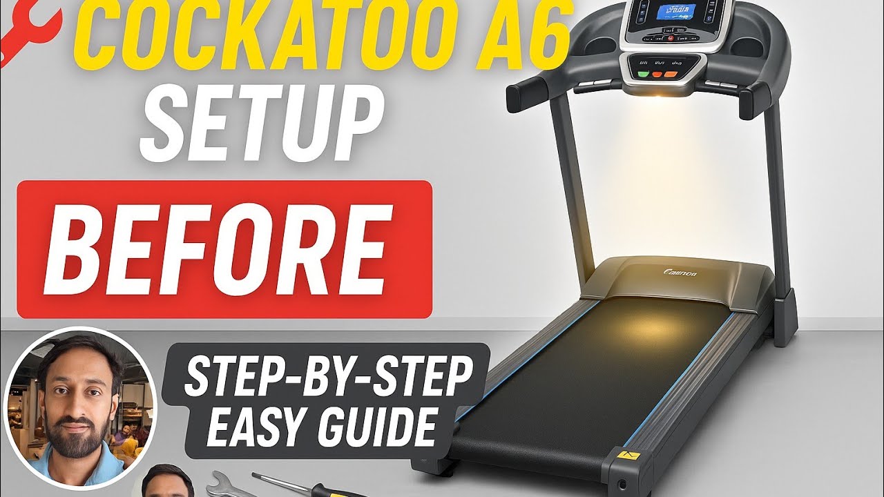 #gym  cockatoo motorized smartrun A6 treadmill