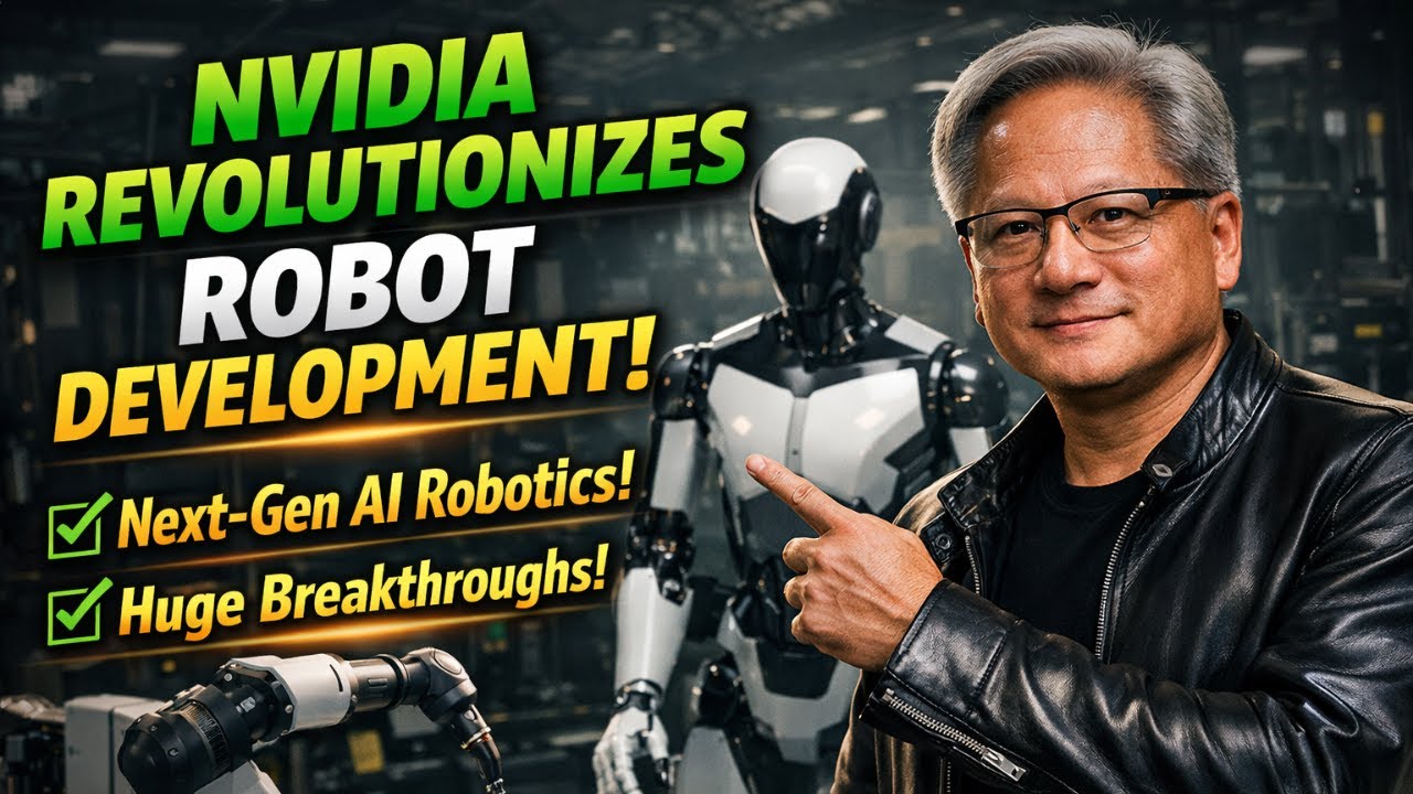 NVIDIA has GREATLY IMPROVED robot development, something the industry REALLY NEEDED! - Jensen Huang