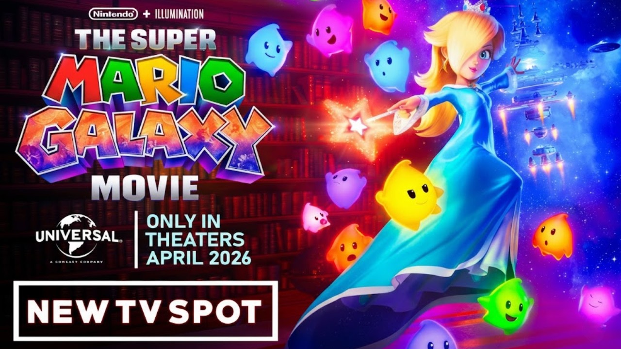 The Super Mario Galaxy Movie TV SPOT!! OFFICIAL CLIP‼️  the super mario galaxy movie trailer