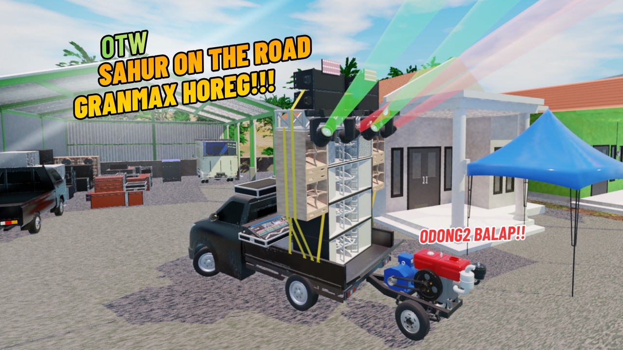 PEREPARE BATTLE SAHUR ON THE ROAD HOREG 🤩 PICKUP FULL MUAT SOUND SIAP MENGGETARKAN | 3D MODELING