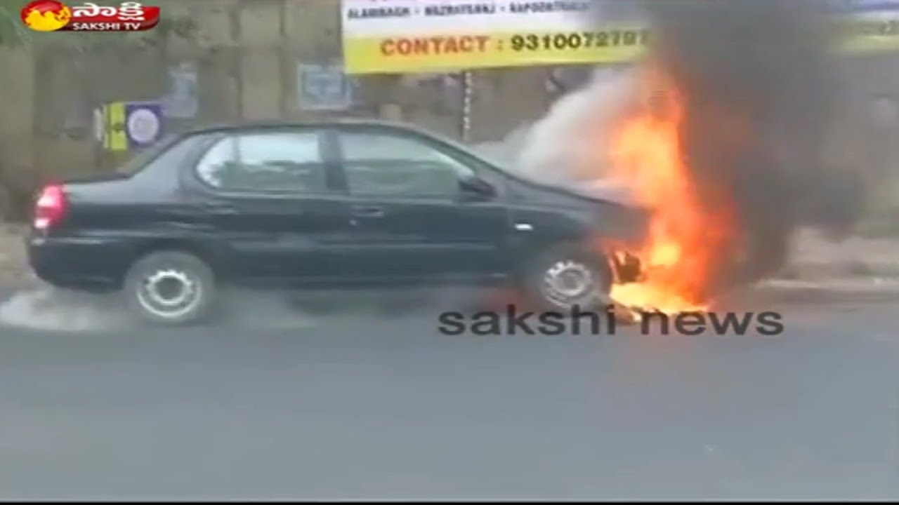 Crash - Car catches fire! |  Lacno - Watch Exclusive