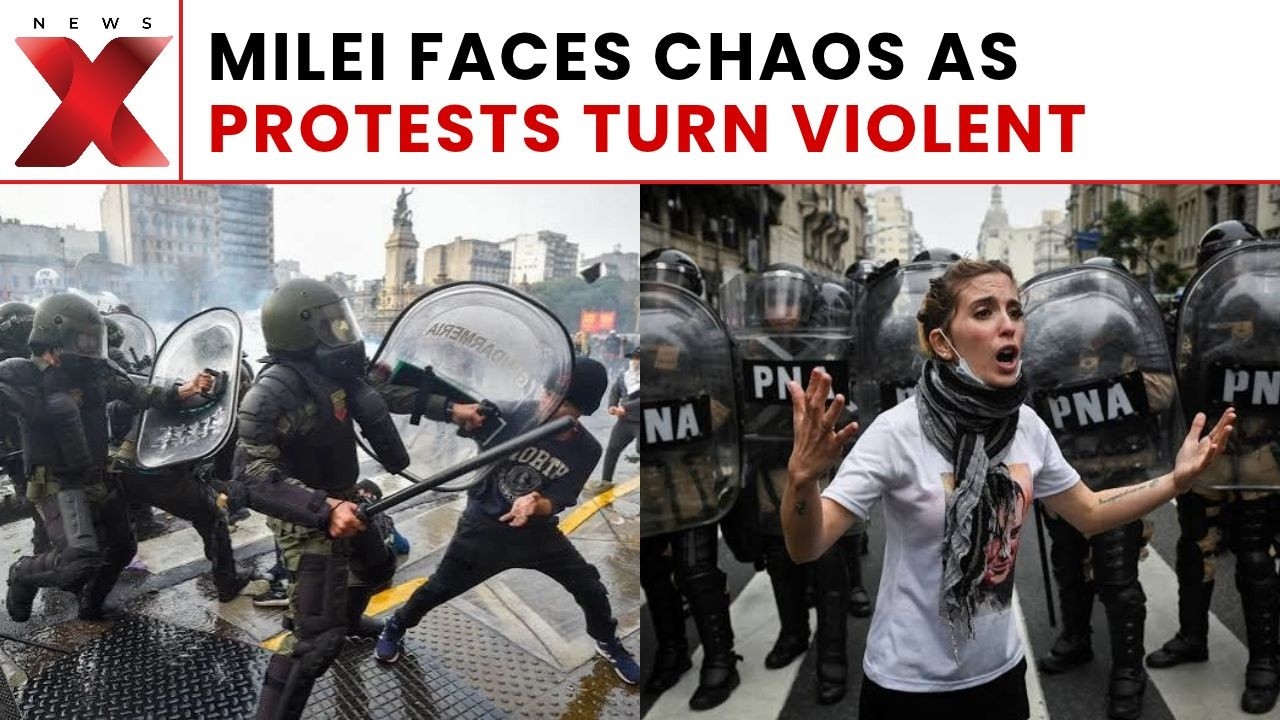 Argentina Protests: Clashes Erupt In Buenos Aires As Students Demand University Funding From Milei