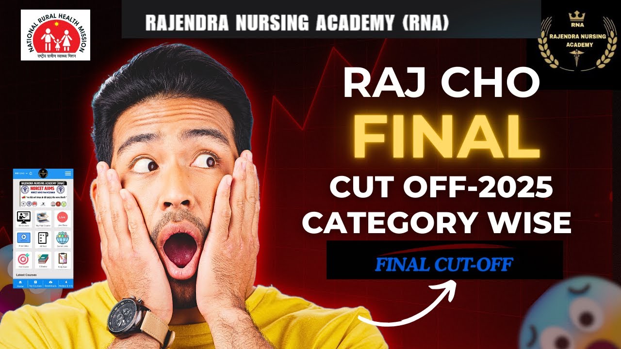 NHM CHO Cut Off 2025: Final Selection में Cut off Expected ?