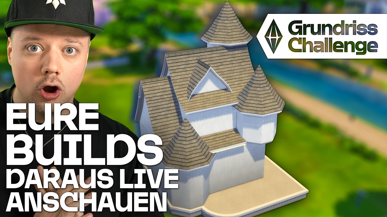 Eure gebauten Challenge Schlösser LIVE anschauen 🔴 Die Sims 4 Grundriss Challenge 54 Showcase 💚